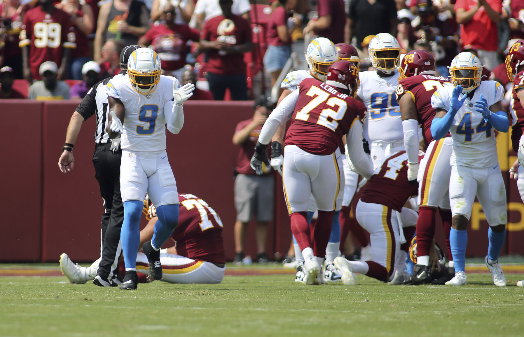 Chargers Washington Football